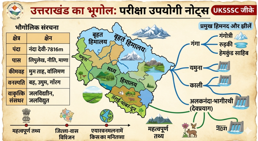 uttrakahnd geography