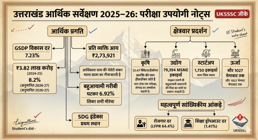 uttrakhand economic survey